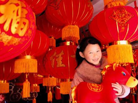 拉薩街頭濃郁新年氛圍喜迎20142222