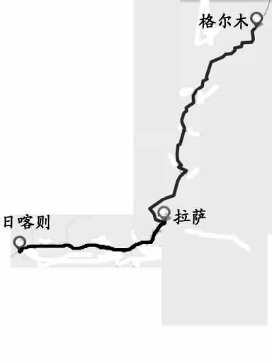 拉日鐵路的建設(shè)使青藏鐵路進(jìn)一步延伸。記者田俊制圖