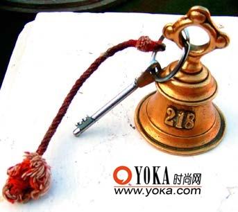沙漠王宮的房間鑰匙還保持著中古時代的風格。