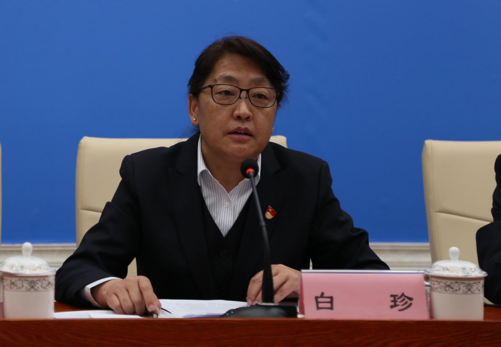 發(fā)言人：區(qū)應對新冠肺炎疫情工作領導小組辦公室防控醫(yī)療組成員，民航西藏區(qū)局黨委副書記、局長 白珍.jpg