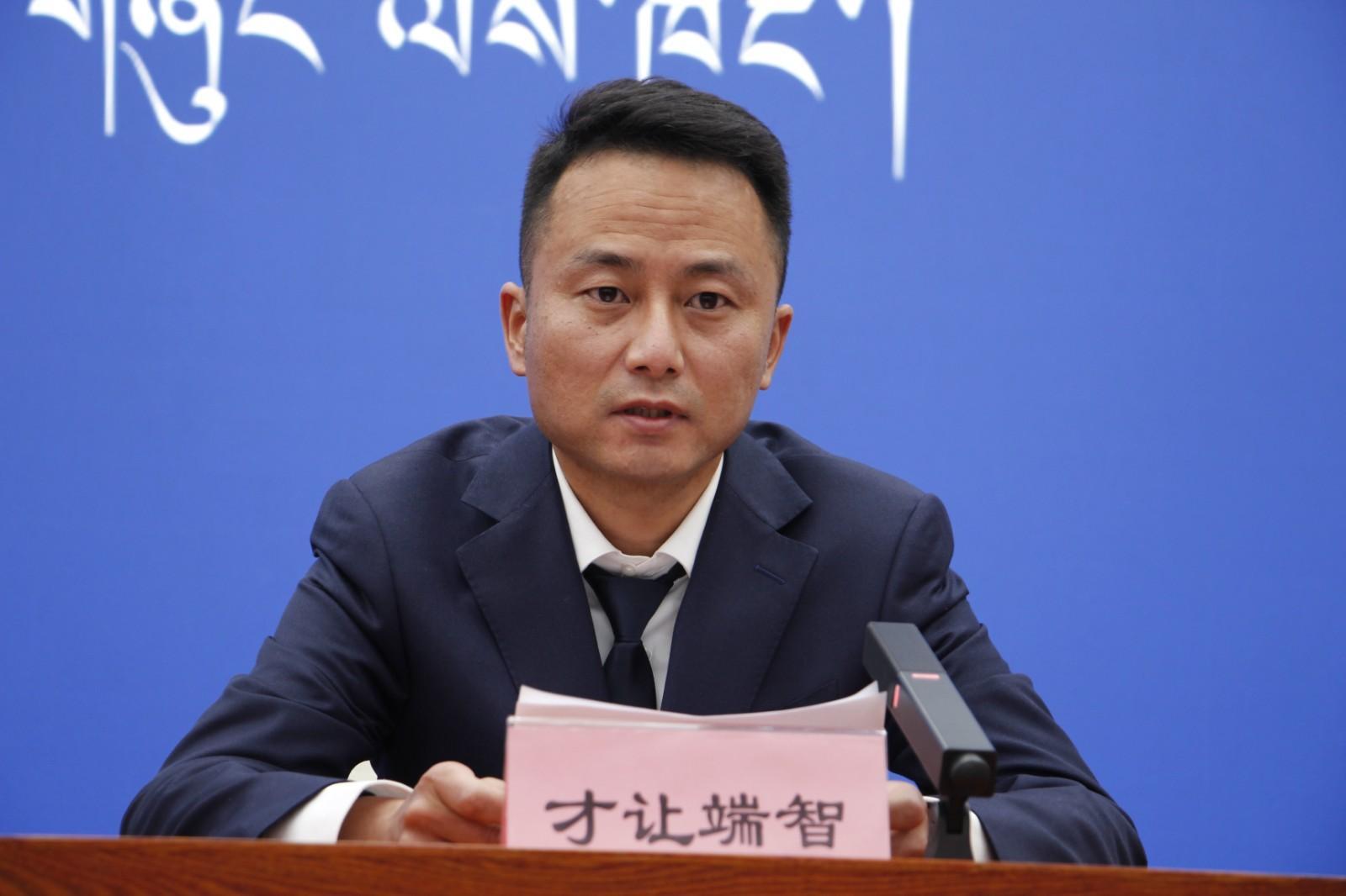 新聞發(fā)言人：西藏自治區(qū)氣象局減災(zāi)處處長(zhǎng) 才讓端智.JPG